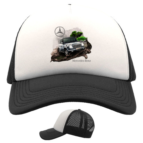 Trucker Cap - mercedes benz - logo 10 - Mfest