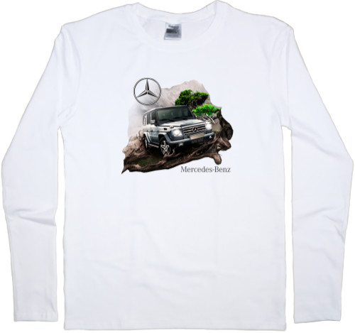 Kids' Longsleeve Shirt - mercedes benz - logo 10 - Mfest