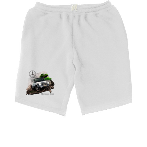 Men's Shorts - mercedes benz - logo 10 - Mfest