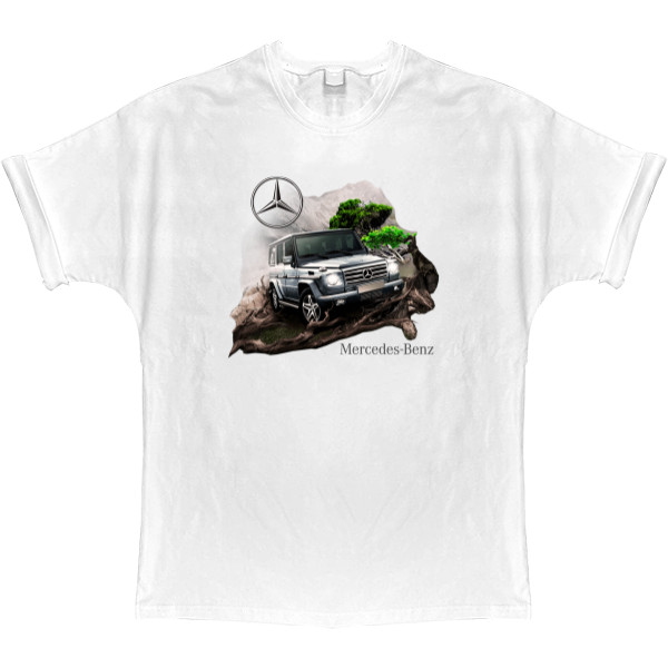 T-shirt Oversize - mercedes benz - logo 10 - Mfest