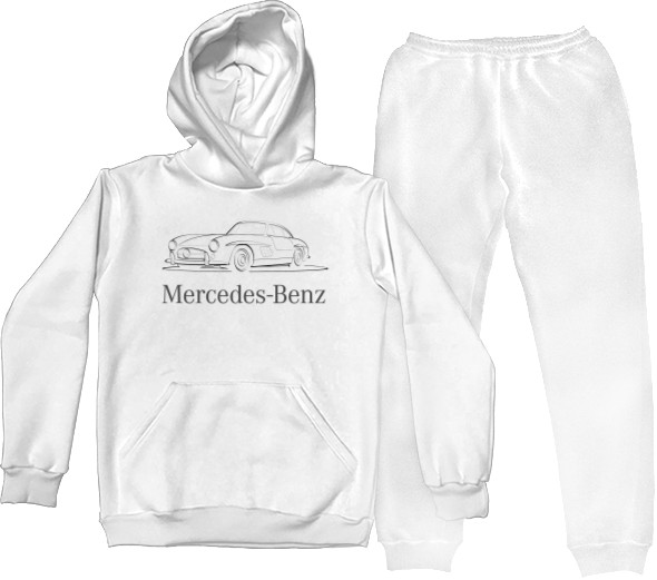 Костюм спортивный Мужской - Mercedes Benz - Logo 7 - Mfest