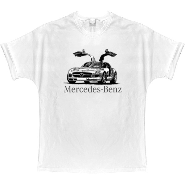 T-shirt Oversize - Mercedes Benz - Logo 6 - Mfest