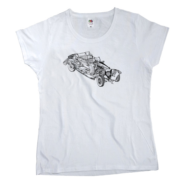 Women's T-shirt Fruit of the loom - Mercedes Benz - Logo 5 - Mfest