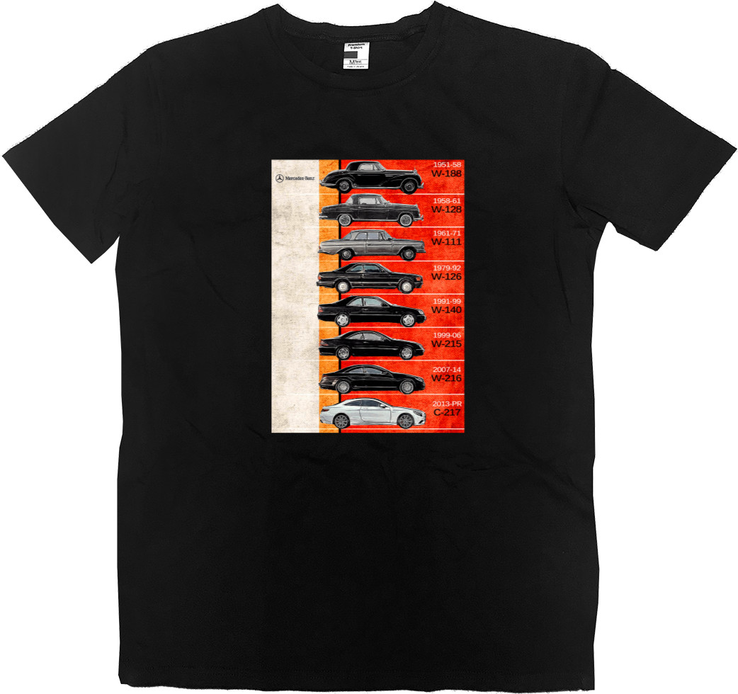 Men’s Premium T-Shirt - Mercedes Benz - Evolution 1 - Mfest