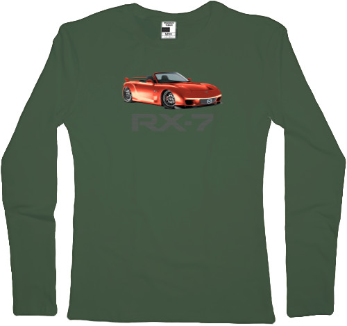 Women's Longsleeve Shirt - Mazda RX-7 - 2 - Mfest