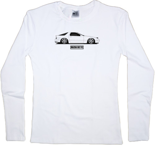 Women's Longsleeve Shirt - Mazda RX-7 - 1 - Mfest