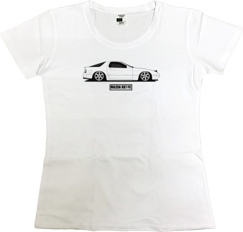 Women's Premium T-Shirt - Mazda RX-7 - 1 - Mfest