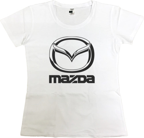 Футболка Преміум Жіноча - Mazda Logo 2 - Mfest