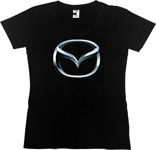 Футболка Преміум Жіноча - Mazda Logo 1 - Mfest