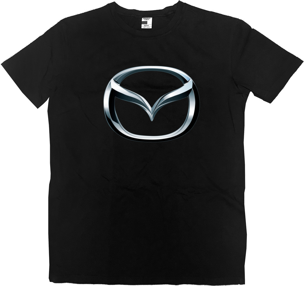 Футболка Премиум Мужская - Mazda Logo 1 - Mfest