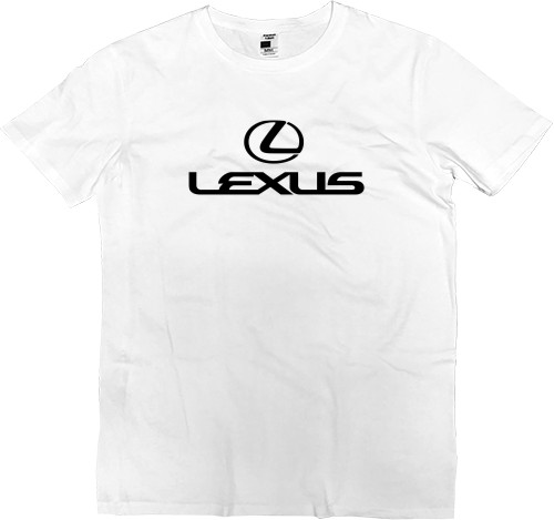 Футболка Преміум Чоловіча - Lexus Logo 3 - Mfest