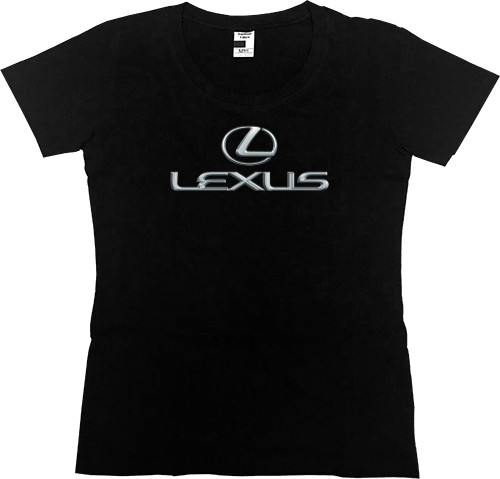 Футболка Премиум Женская - Lexus Logo 1 - Mfest