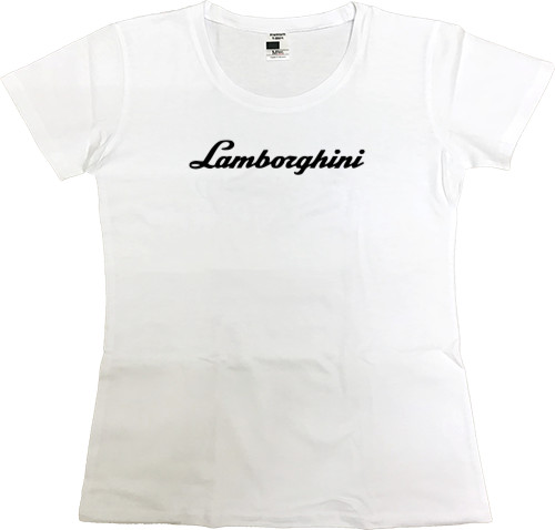 Women's Premium T-Shirt - Lamborghini Logo 2 - Mfest