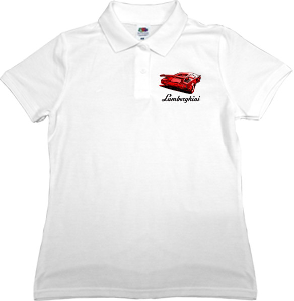 Women's Polo Shirt Fruit of the loom - Lamborghini 7 - Mfest