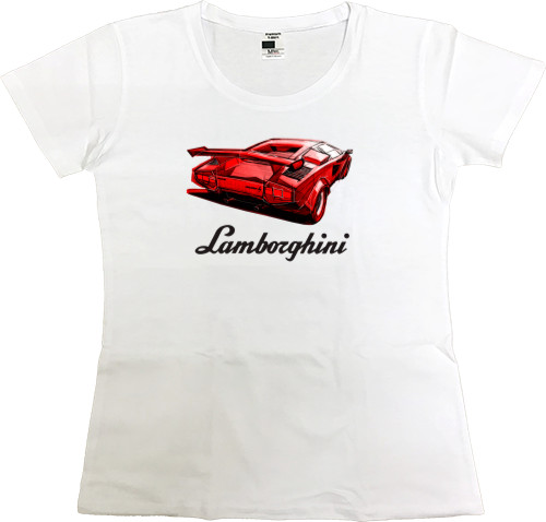 Women's Premium T-Shirt - Lamborghini 7 - Mfest