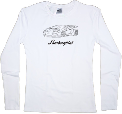 Women's Longsleeve Shirt - Lamborghini 3 - Mfest