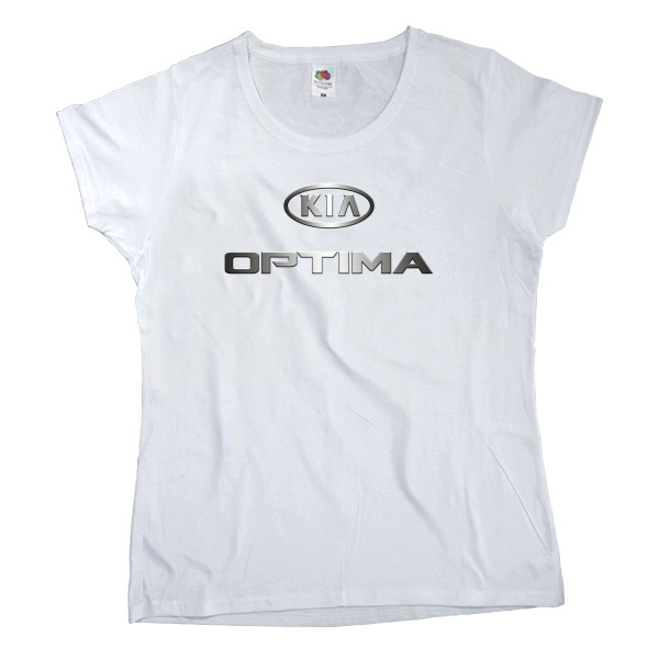 Women's T-shirt Fruit of the loom - Kia Optima Logo - Mfest