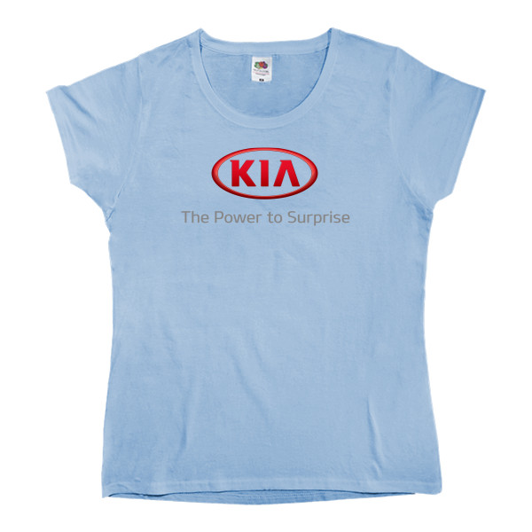 Women's T-shirt Fruit of the loom - Kia Logo 4 - Mfest