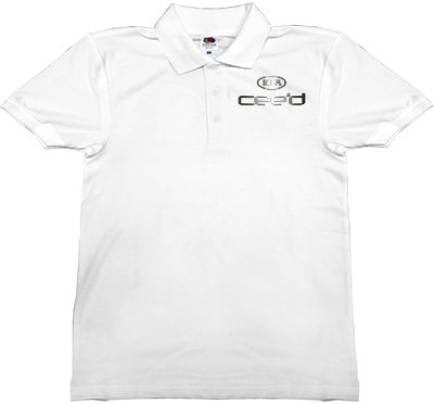 Man's Polo Shirt Fruit of the loom - Kia Ceed Logo - Mfest