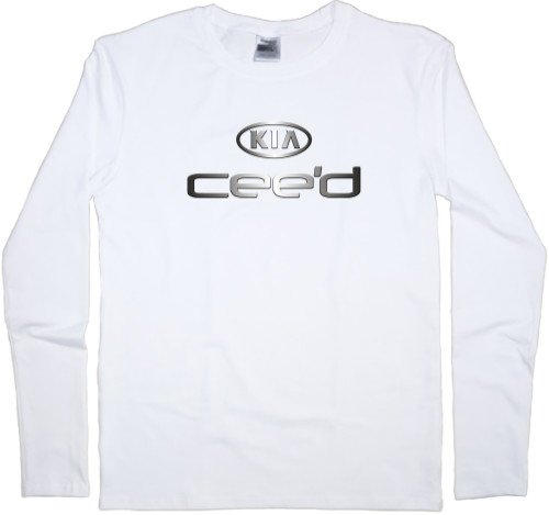 Men's Longsleeve Shirt - Kia Ceed Logo - Mfest