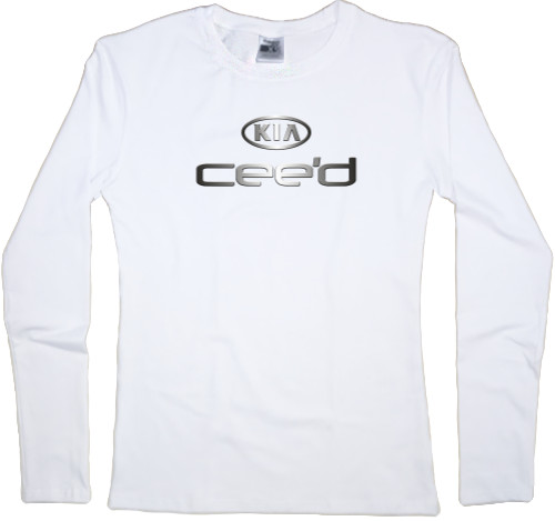 Women's Longsleeve Shirt - Kia Ceed Logo - Mfest