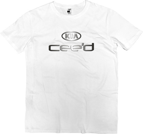 Men’s Premium T-Shirt - Kia Ceed Logo - Mfest