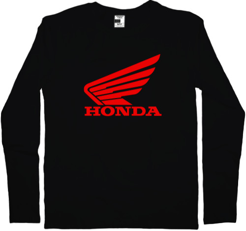 Men's Longsleeve Shirt - Honda Moto Logo 1 - Mfest