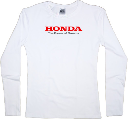 Лонгслив Женский - Honda Logo 2 - Mfest