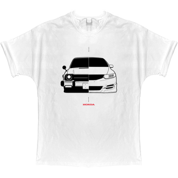 T-shirt Oversize - Honda Civic Logo - 3 - Mfest