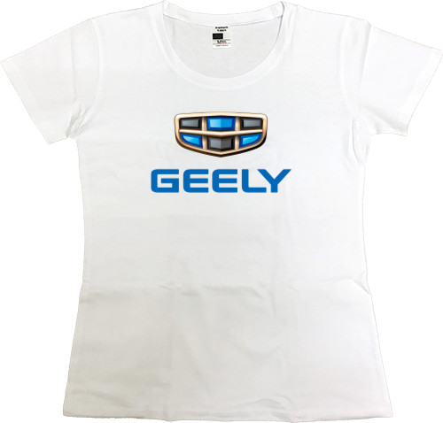 Women's Premium T-Shirt - Geely logo 1 - Mfest