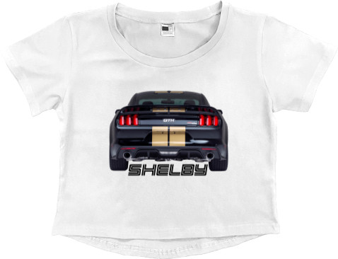 Women's Cropped Premium T-Shirt - Ford Shelby 1 - Mfest