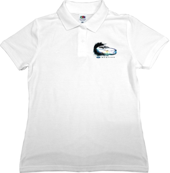 Women's Polo Shirt Fruit of the loom - Ford Mustang - Mfest