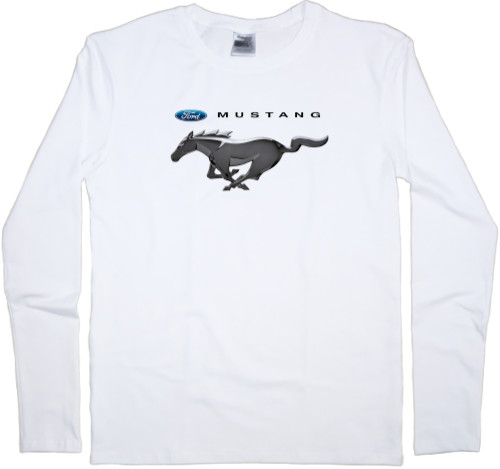 Лонгслив Мужской - Ford Mustang logo - Mfest