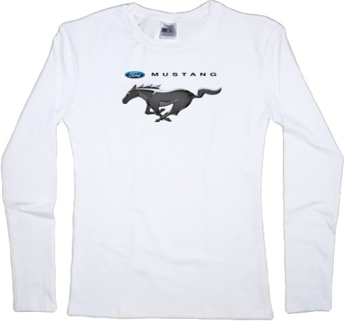 Women's Longsleeve Shirt - Ford Mustang logo - Mfest