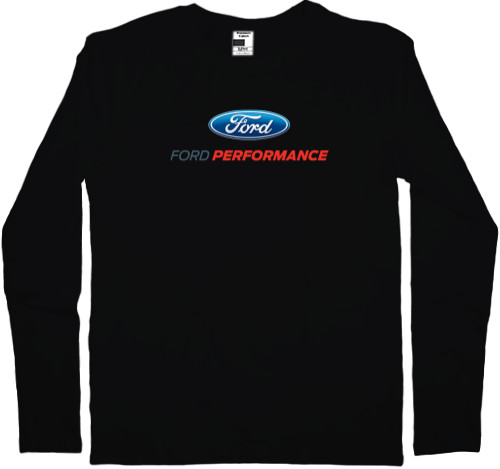 Футболка з Довгим Рукавом Чоловіча - Ford Logo 5 - Mfest