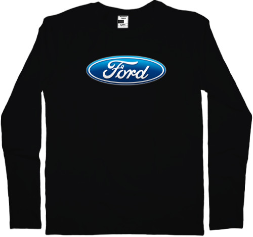 Футболка з Довгим Рукавом Чоловіча - Ford Logo 2 - Mfest