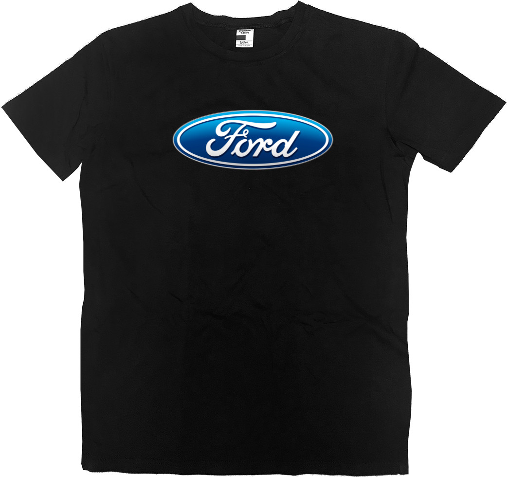 Футболка Премиум Мужская - Ford Logo 2 - Mfest