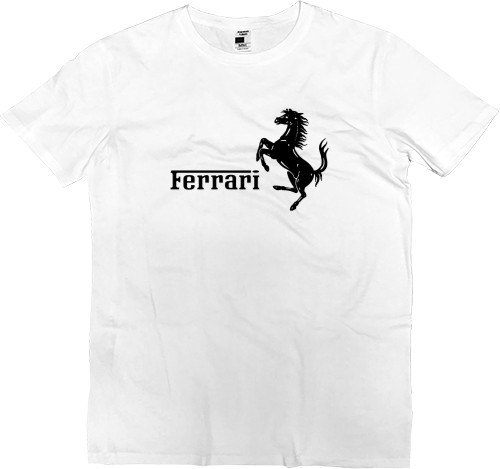 Men’s Premium T-Shirt - Ferrari logo 4 - Mfest