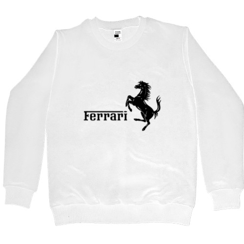 Світшот Преміум Чоловічий - Ferrari logo 4 - Mfest