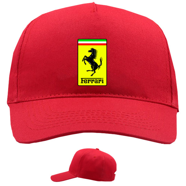 Baseball Caps - 5 panel - Ferrari logo 1 - Mfest