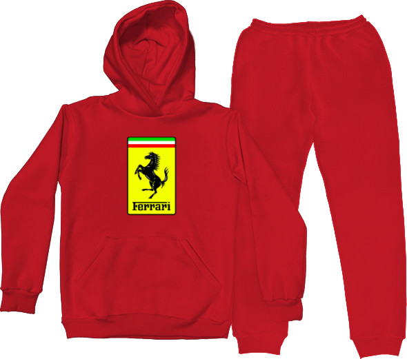 Костюм спортивный Женский - Ferrari logo 1 - Mfest