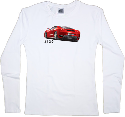 Women's Longsleeve Shirt - Ferrari F430 - Mfest