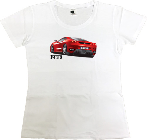 Women's Premium T-Shirt - Ferrari F430 - Mfest