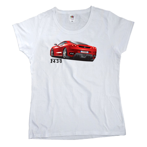 Women's T-shirt Fruit of the loom - Ferrari F430 - Mfest