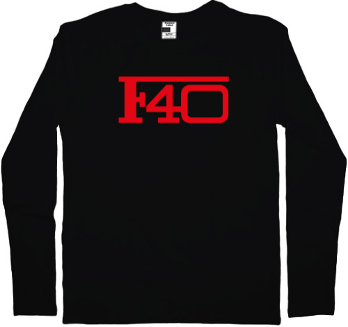 Men's Longsleeve Shirt - Ferrari f40 - Mfest