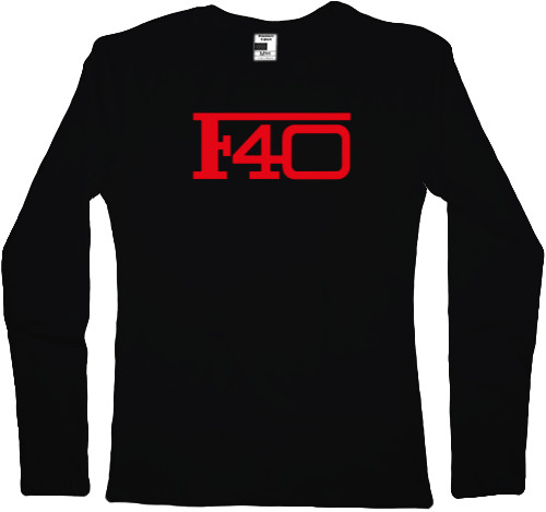 Women's Longsleeve Shirt - Ferrari f40 - Mfest