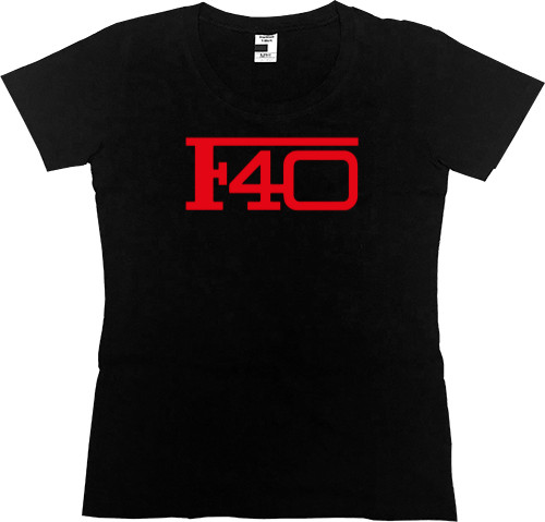 Women's Premium T-Shirt - Ferrari f40 - Mfest