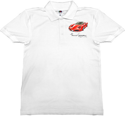 Man's Polo Shirt Fruit of the loom - Ferrari Enzo - Mfest