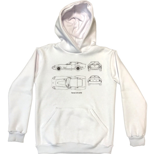 Unisex Hoodie - Ferrari 275 - Mfest