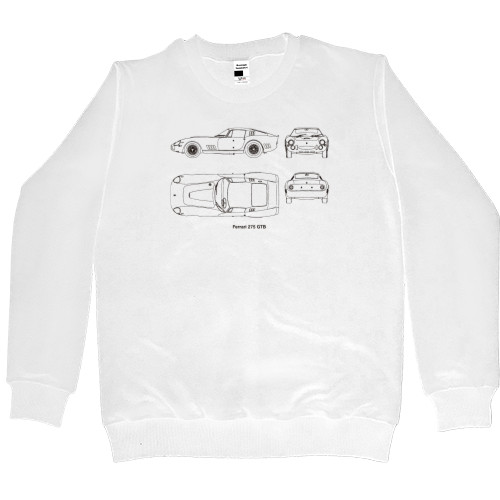 Women's Premium Sweatshirt - Ferrari 275 - Mfest